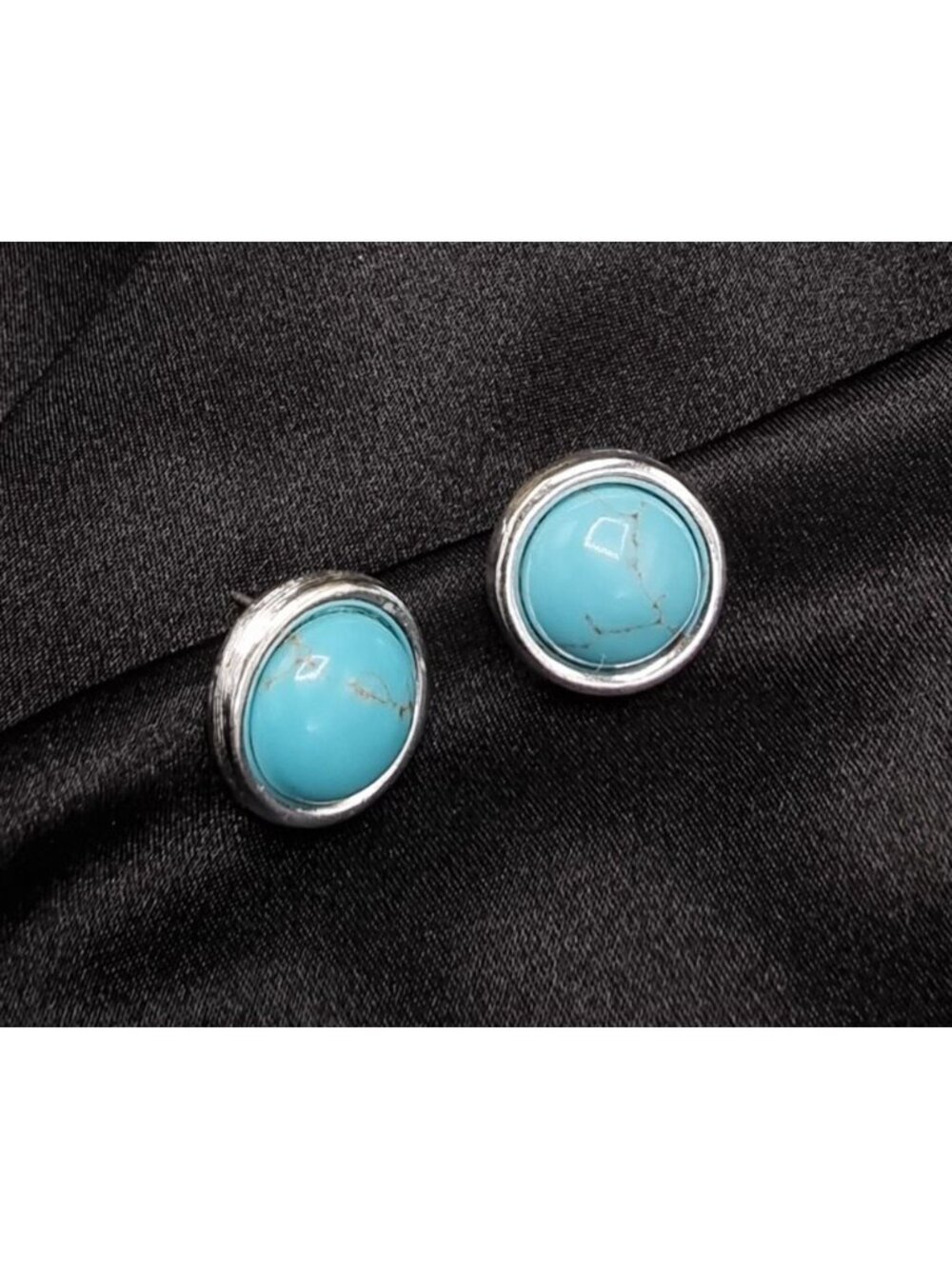 Rare Find Vintage TRIFARI Silver-Tone Earrings